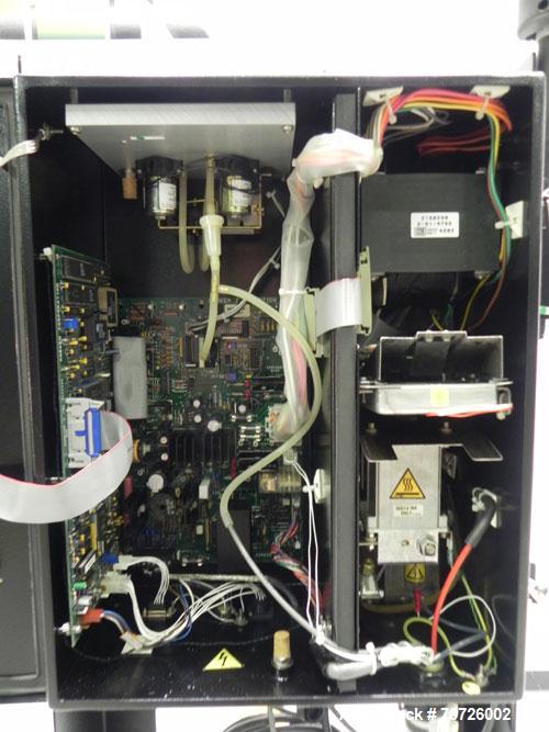 Used Markem Model 9064 Ink Jet Coder. small character coder with print height up to 1" or 25.4 mm. Message length up to 14" or 356 mm. Stores up to 50 messages. Prints up to 8 lines of text. Printhea...