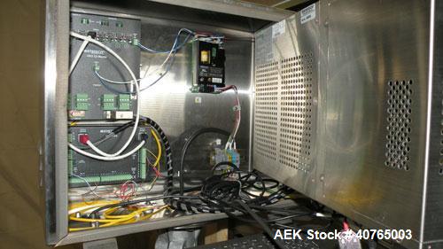 Used Nutec Systems Pharmacarton Coding Inspection System II. Designed for inline, high-resolution digital printing of lot, expiration, and bar codes for pharmaceutical and medical cartons. New design...