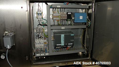 Used Nutec Systems Pharmacarton Coding Inspection System II. Designed for inline, high-resolution digital printing of lot, expiration, and bar codes for pharmaceutical and medical cartons. New design...