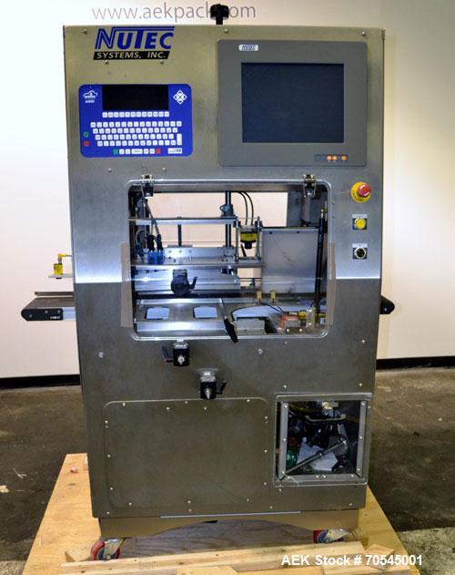 Used Nutec Systems Pharmacarton Coding Inspection System II