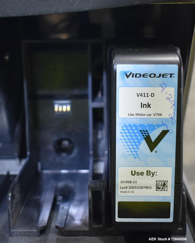 Usado- VideoJet modelo 1220 máquina de codificación de inyección de tinta continua. Puede imprimir de 1 a 5 líneas de impres...