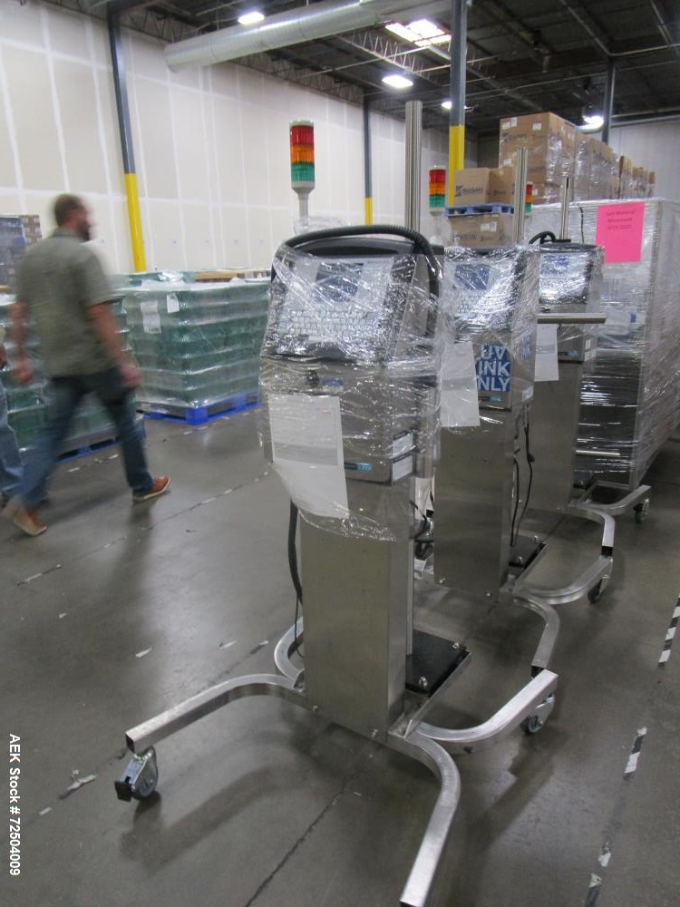 Used Video jet Model 1510 ink jet coder. ed Video jet Ink Jet Coder with:Capability:Lines of print: 1 - 510 Characters per inch Line speed: up to 914 feet per minute Character height: 0.079 - 0.40 in...