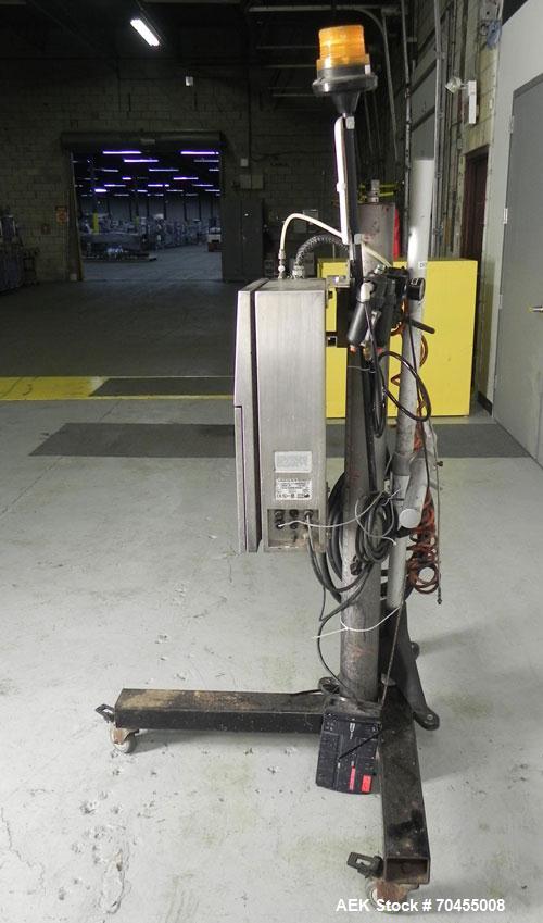 Used VideoJet Model Excel 170i Small Character Ink Jet Coder. Machine prints 10 characters per inch single line. Can print 1 to 3 lines at speeds up to 916 ft/min, up to 1832 characters per second. F...