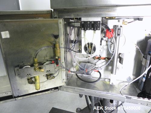 Used VideoJet Model Excel 170i Small Character Ink Jet Coder. Machine prints 10 characters per inch single line. Can print 1 to 3 lines at speeds up to 916 ft/min, up to 1832 characters per second. F...