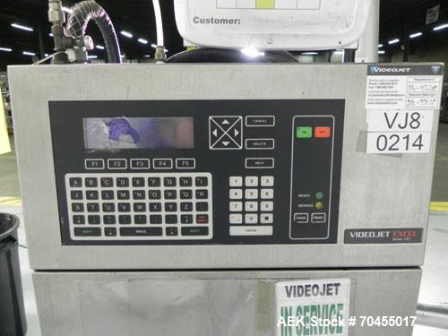 Used VideoJet Model Excel 170i Small Character Ink Jet Coder