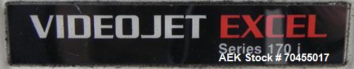 Used VideoJet Model Excel 170i Small Character Ink Jet Coder
