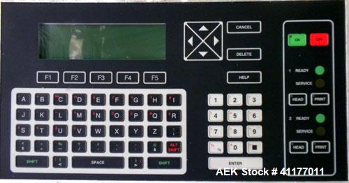 Used VideoJet Excel 270I Dual Head System with (2) 20' long umbilical. Has 62 character spaces, and 8 messages may be stored. 8 custom characters in 10 x 16 matrix. Capable of up to 916 feet per minu...