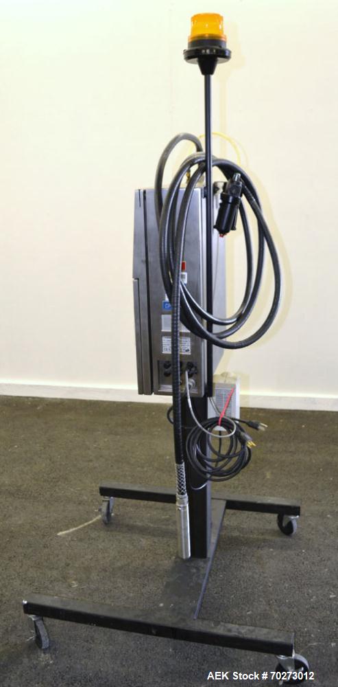 Used Videojet Excel 170i Series Ink Jet Printer. Designed for multiple-line codes with a single print-head, at production-line speeds of more than 1,100 feet (330m) per minute. Includes a print nozzl...