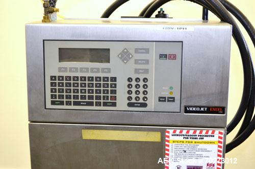 Used Videojet Excel 170i Series Ink Jet Printer. Designed for multiple-line codes with a single print-head, at production-line speeds of more than 1,100 feet (330m) per minute. Includes a print nozzl...