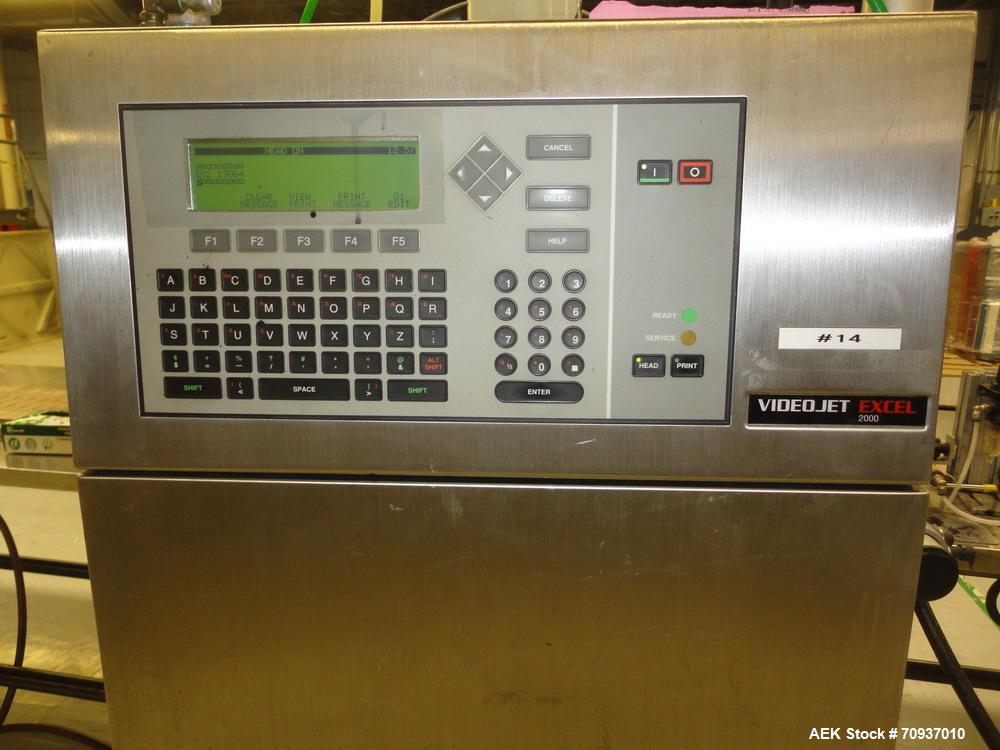 Used Videojet Ink Jet Printer, Model Excel 2000