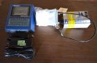 Unused- Foxjet Model 2464238 Stainless Steel Ink Jet Coder Print Head with Foxjet Marksman Duo Push Button Controller with Full Alpha Numeric Keypad. Conveyor  Mount Kits, Pro Series AC STII Type Ink...