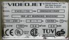Used VideoJet Model Excel 170i Small Character Ink Jet Coder