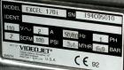 Used Videojet Excel series model 170I, single-printhead, continuous stream ink jet printer. Designed for non-contact industrial marking, coding and overprinting. Stainless steel control unit. 1/50/60...