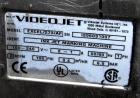 Used Videojet Ink Jet Marking Machine, Model Excel/273/AF. 1/50/60/100-240 volt, 2 scfm, 100 psi. Includes 2 printing heads and a pedestal stand.
