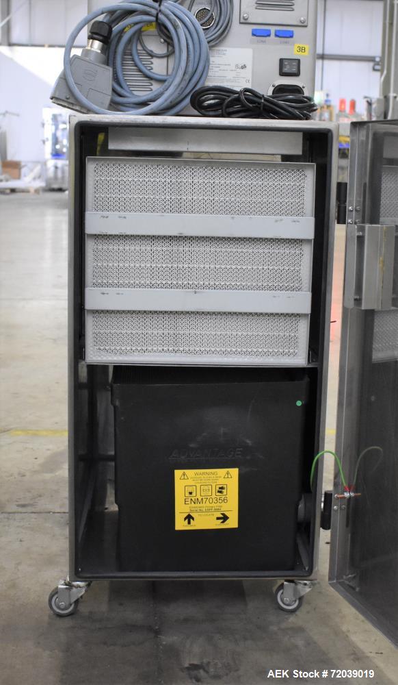 Used Markem-Imaje Laser Coder, Type 7031. Production line speed maximum 300m/min. Marking speed maximum 1,000 characters/s. Character height 1 to 100mm, no limit on number of text lines. Includes mod...