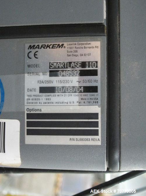 Used Markem Model Smartlase 110 Laser Coder