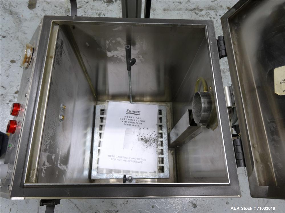 Used Videojet Model Focus 1000 Laser Coder and Fumex Mofel FA2-SS Air Cleaner