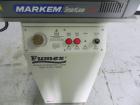 Used Markem Model SmartLase 110 Laser Printer. Capable of speeds up to 400 characters per second. Unit includes Fumex air purifier. Machine has a wave-length rating of 9.3M. Machine can code 1-4 line...