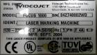 Used Videojet Model Focus 1000 Laser Coder and Fumex Mofel FA2-SS Air Cleaner