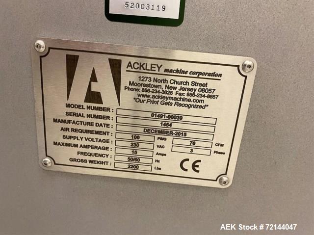 Used Ackley 01492-00039 Capsule Printer