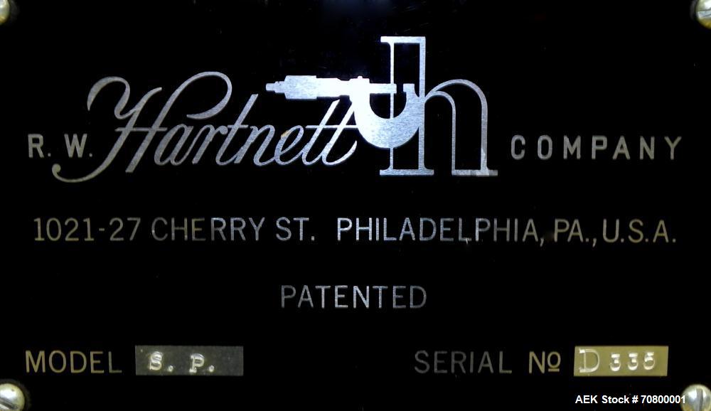 Used Hartnett Delta Model S.P. Tablet and Capsule Printer