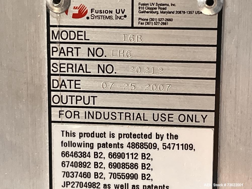 Used Apex C-500 Automatic Rotary Plastic Tube Labeler & Printer – Up to 150 Tubes/Minute with UV Curing