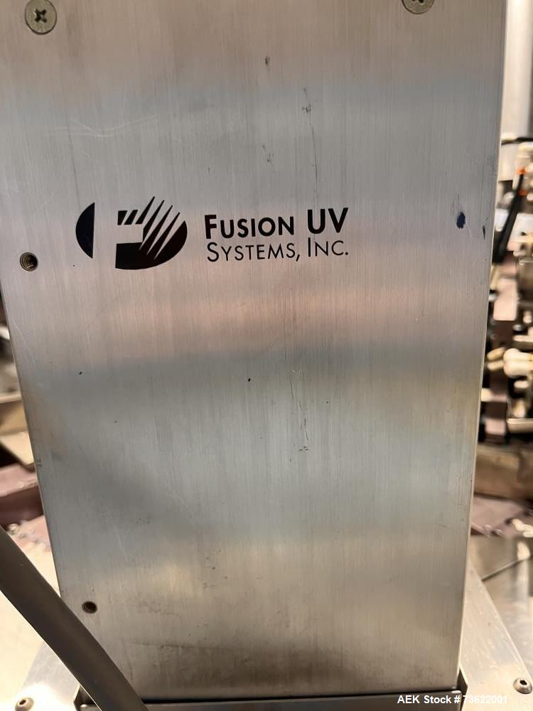 Used Apex C-500 Automatic Rotary Plastic Tube Labeler & Printer – Up to 150 Tubes/Minute with UV Curing