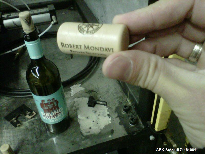 UsedCork Printing Machine currently tooled for 2