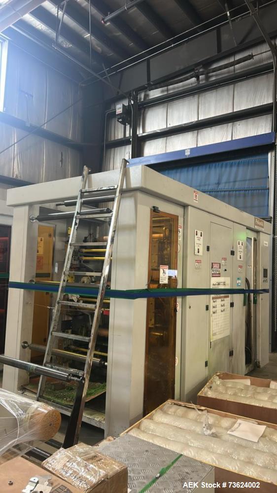 Used LYT-6-1000 6-Color Flexographic Printing Machine – 1200mm Wide Web Flexo Press System