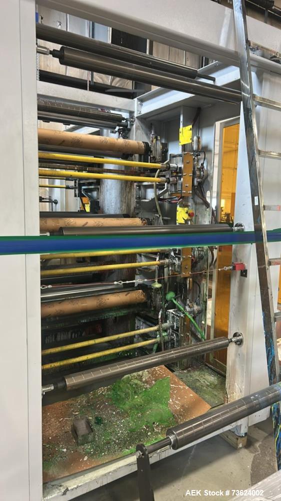 Used LYT-6-1000 6-Color Flexographic Printing Machine – 1200mm Wide Web Flexo Press System