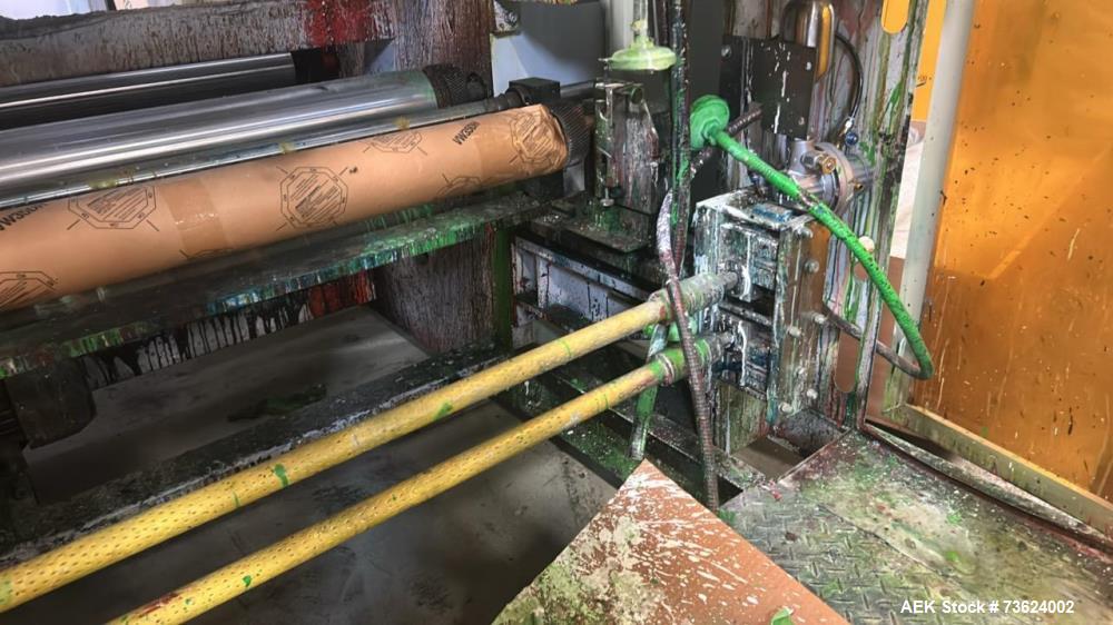 Used LYT-6-1000 6-Color Flexographic Printing Machine – 1200mm Wide Web Flexo Press System