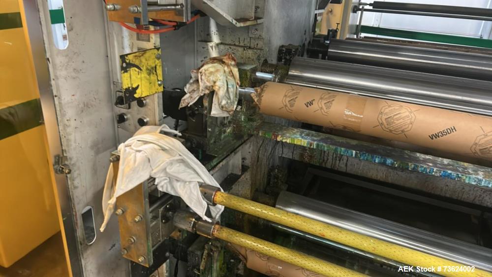 Used LYT-6-1000 6-Color Flexographic Printing Machine – 1200mm Wide Web Flexo Press System
