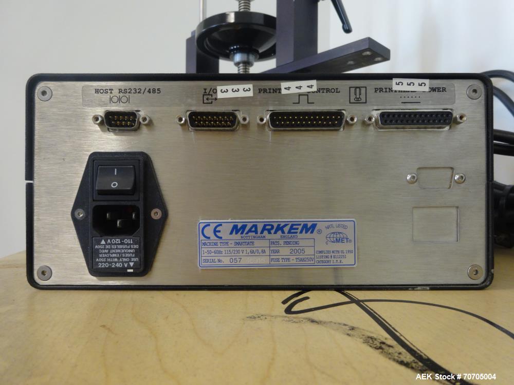 Used Markem Model Smartdate 3i Hot Stamp Date Coder Head