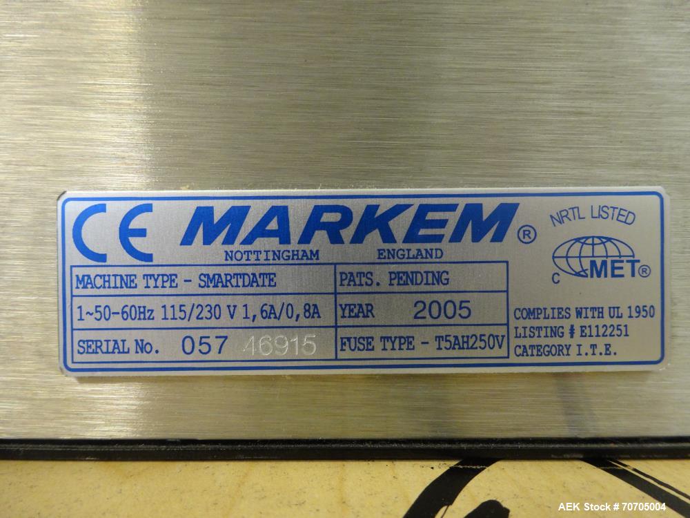 Used Markem Model Smartdate 3i Hot Stamp Date Coder Head
