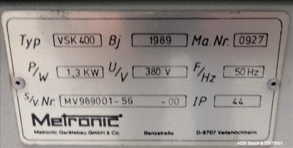 Used- KBA Metronic Model VSK 400 UV Folding Carton Flexographic Printer