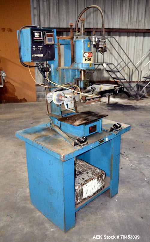 Used Acromark 480-50 hot stamp printer. SELLING PRICE, AS IS, WHERE IS, SANFORD, NC.