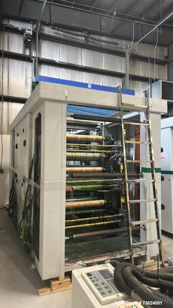 Used RZYS6-1000 6-Color Flexographic Printing Machine – 1000mm Web Width Flexo Press System