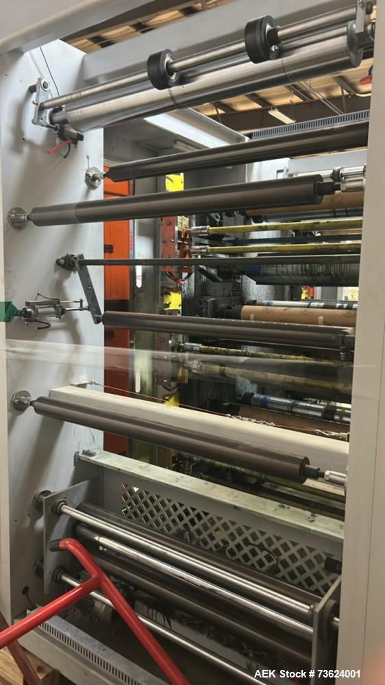 Used RZYS6-1000 6-Color Flexographic Printing Machine – 1000mm Web Width Flexo Press System