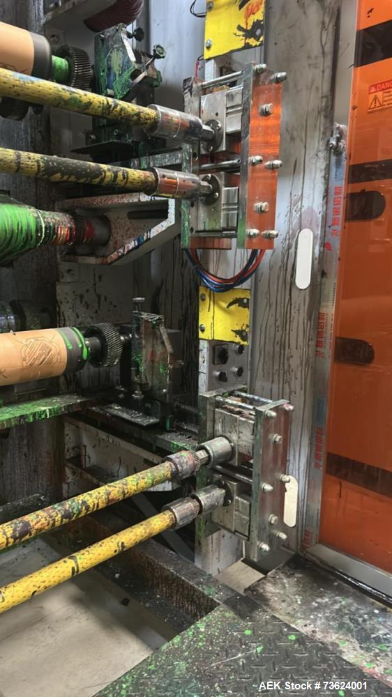 Used RZYS6-1000 6-Color Flexographic Printing Machine – 1000mm Web Width Flexo Press System