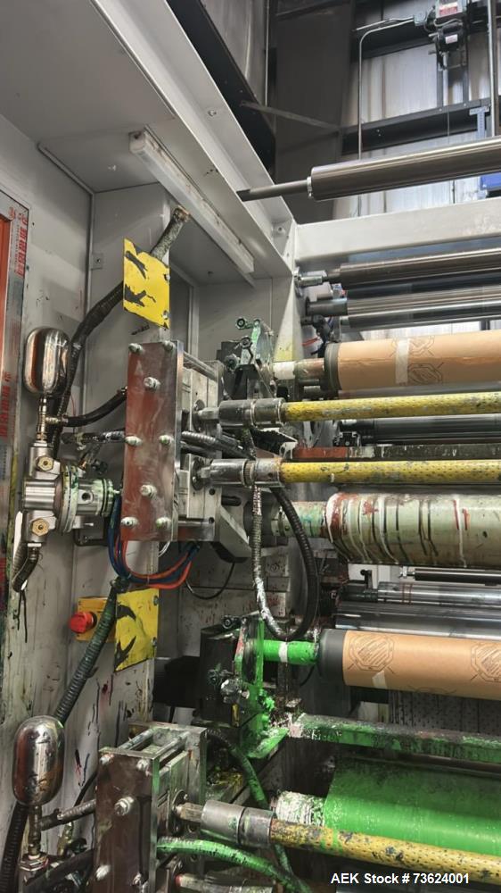 Used RZYS6-1000 6-Color Flexographic Printing Machine – 1000mm Web Width Flexo Press System