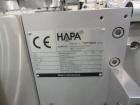 Used Hapa UV Ink 1 Color Printer, Model H231-1, Serial #21865, 2002. Last used on Uhlmann UPS4 thermoformer.