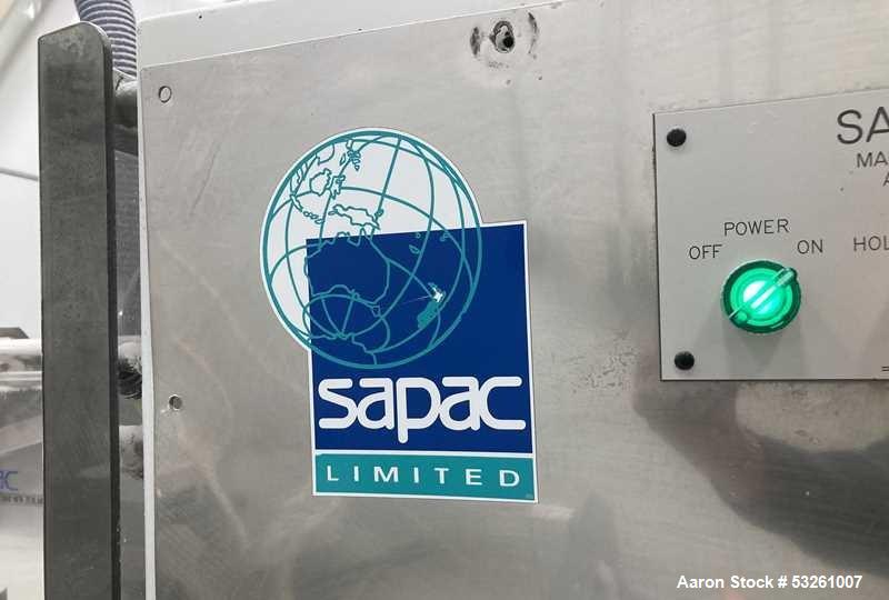 Used Sapac 25/2 Automatic Open Mouth Bag Filling and Sealing System