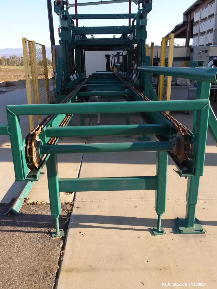 Used Complete Citrus Packing Line. Aweta- Autoline Sizer/Color Sorter. All other components manufactured by MAF Industries. Includes: Bin unstacker, bin stacker, heavy duty bin dump. (3) roller grade...