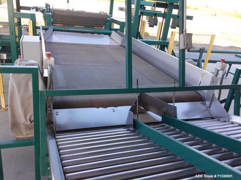 Used Complete Citrus Packing Line. Aweta- Autoline Sizer/Color Sorter. All other components manufactured by MAF Industries. Includes: Bin unstacker, bin stacker, heavy duty bin dump. (3) roller grade...