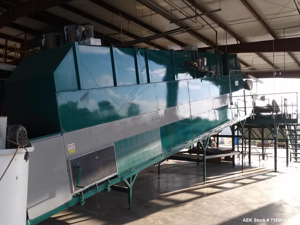 Used Complete Citrus Packing Line. Aweta- Autoline Sizer/Color Sorter. All other components manufactured by MAF Industries. Includes: Bin unstacker, bin stacker, heavy duty bin dump. (3) roller grade...