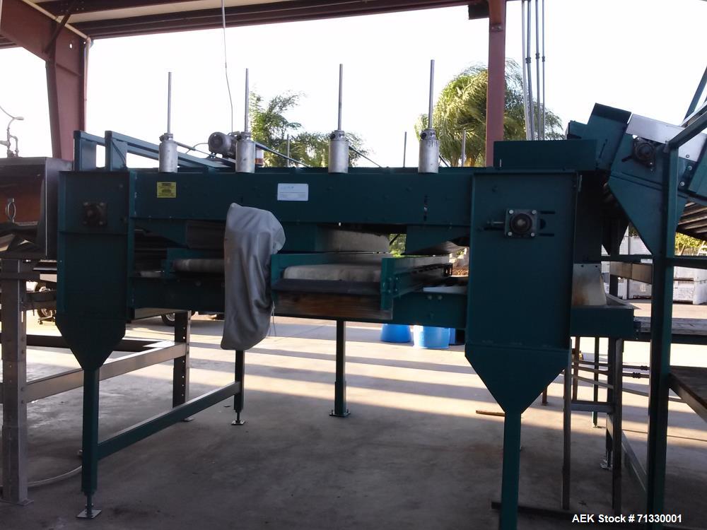 Used Complete Citrus Packing Line. Aweta- Autoline Sizer/Color Sorter. All other components manufactured by MAF Industries. Includes: Bin unstacker, bin stacker, heavy duty bin dump. (3) roller grade...