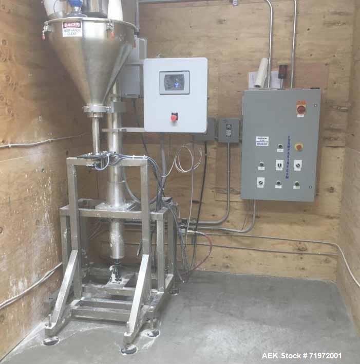 Used Line Consists of a Super Sack Unloader and Flexible Screw Conveyor Dischar