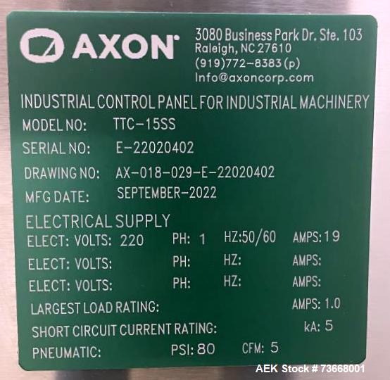 Used Precision PMD Tub and Tray Packing Line with Scale and Labeler