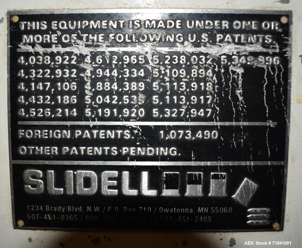 Slidell-Matic Automatic Bulk Bag Hanger and Filler, Model 3120-1425.