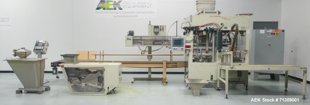 Used Thiele Model 7134A Automatic Bulk Hanger with Thiele 6161 Scale Filler